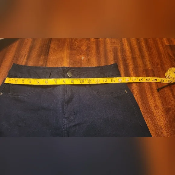 1822 Dark Wash 5 Pocket Navy blue Dress Shorts - Picture 2 of 8